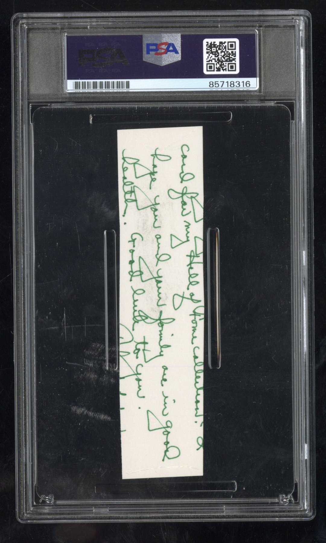 Weeb Ewbank Cut Signature Auto PSA DNA AuthenticGraded Sports Cards