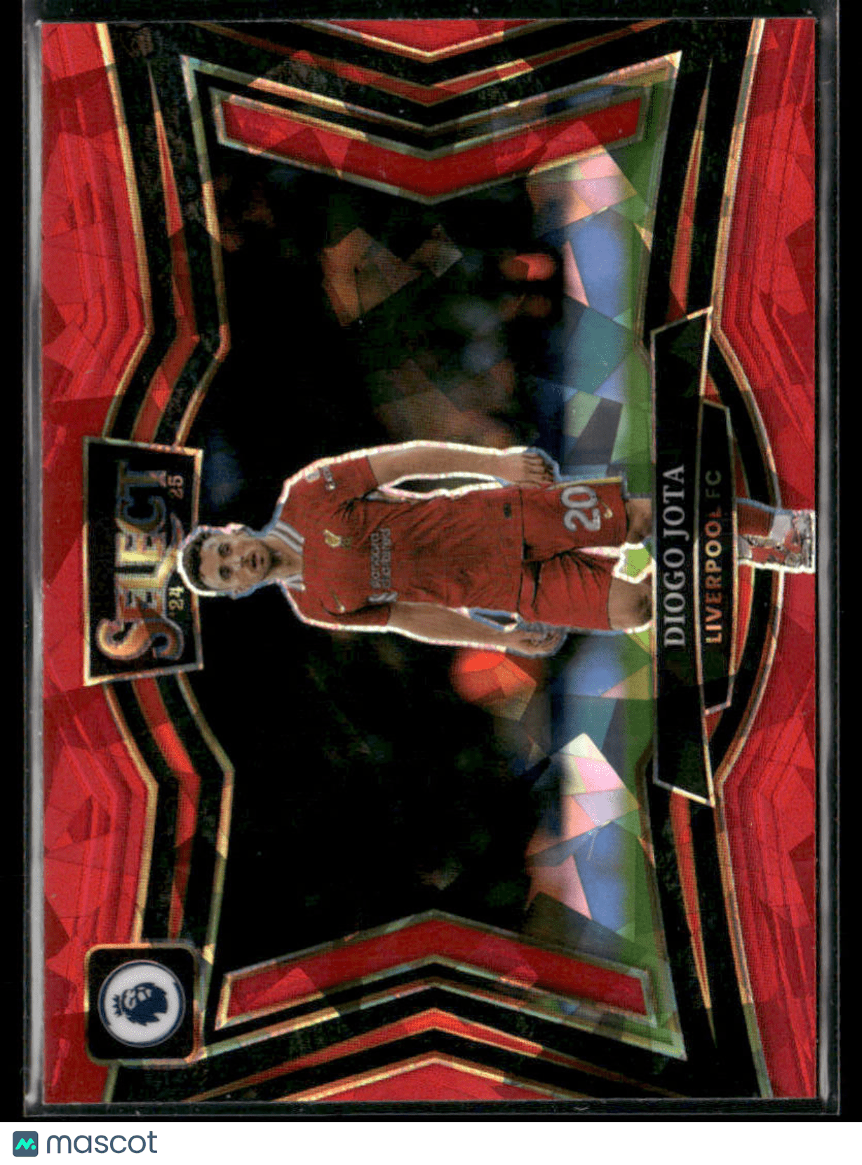 2024 - 25 Panini Select Premier League Diogo Jota 218 Red Ice Prizm Field LevelSports Cards