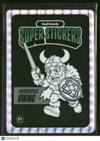 2025 VeeFriends SuperStickers Manga Series Versatile Viking Black And White SPNon - Sports Cards