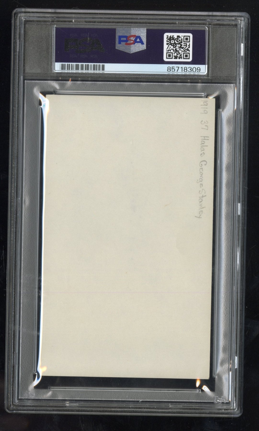 George Halas Signed Index Card Auto 4507/5000 PSA DNA Authentic Secondary image