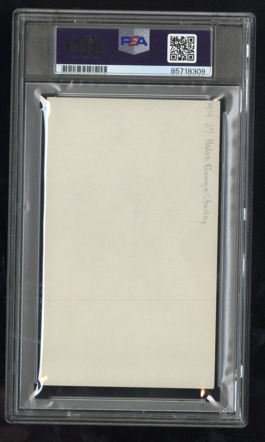 George Halas Signed Index Card Auto 4507/5000 PSA DNA AuthenticGraded Sports Cards