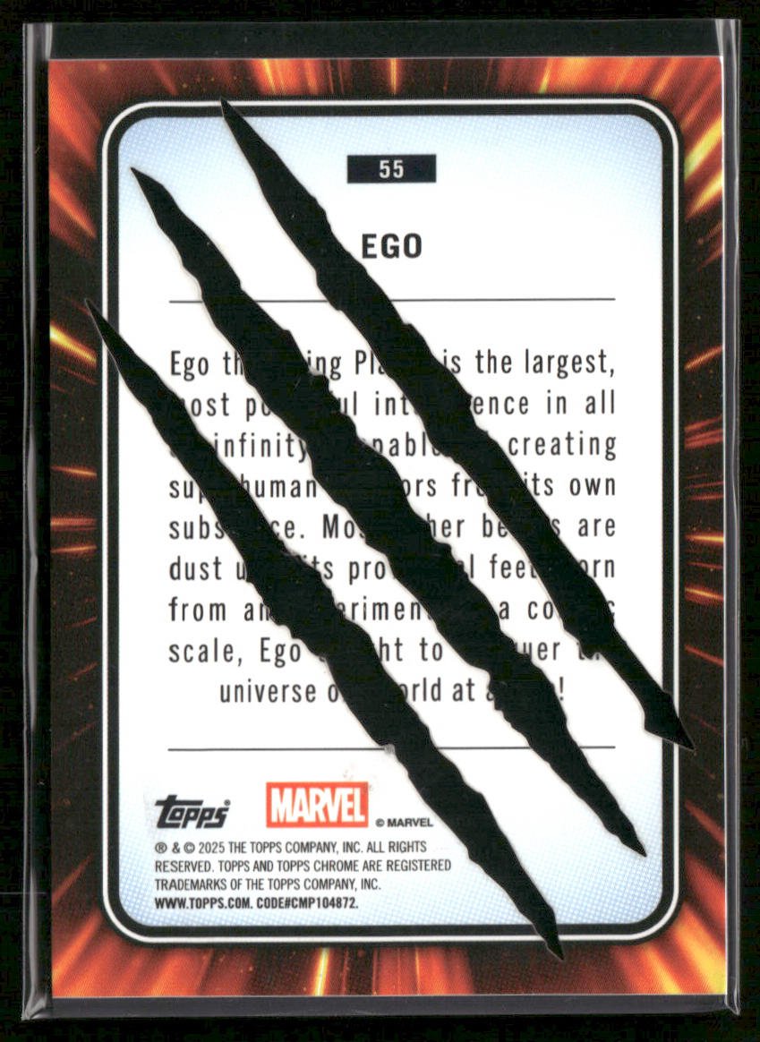 2025 Topps Chrome Marvel Ego Wolverine Clawed 07/20 55Non - Sports Cards