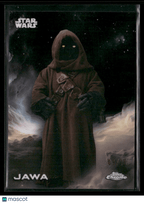2025 Topps Chrome Star Wars Jawa Mustafar Black Refractor 09/10 125Non - Sports Cards