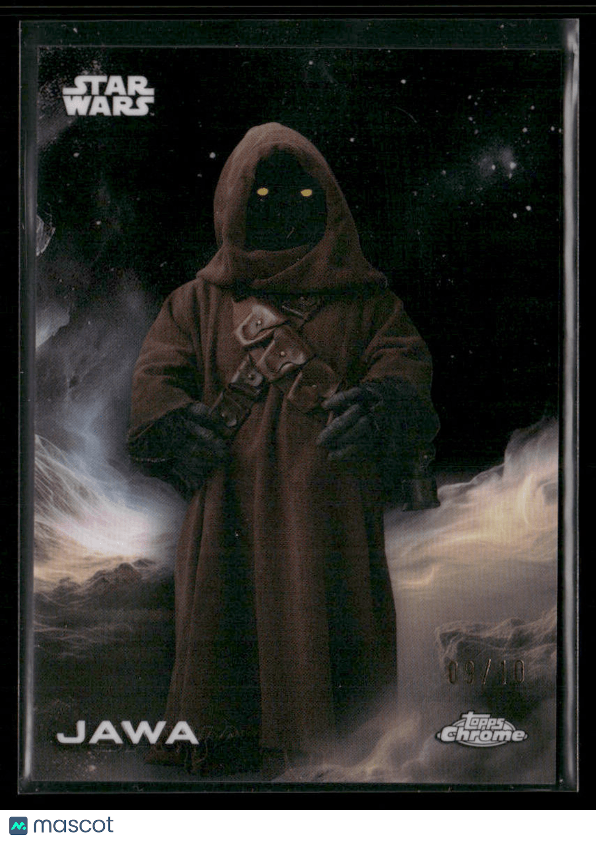 2025 Topps Chrome Star Wars Jawa Mustafar Black Refractor 09/10 125Non - Sports Cards