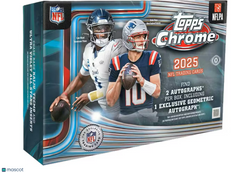 2025 Topps Chrome Football Breakers Delight Box