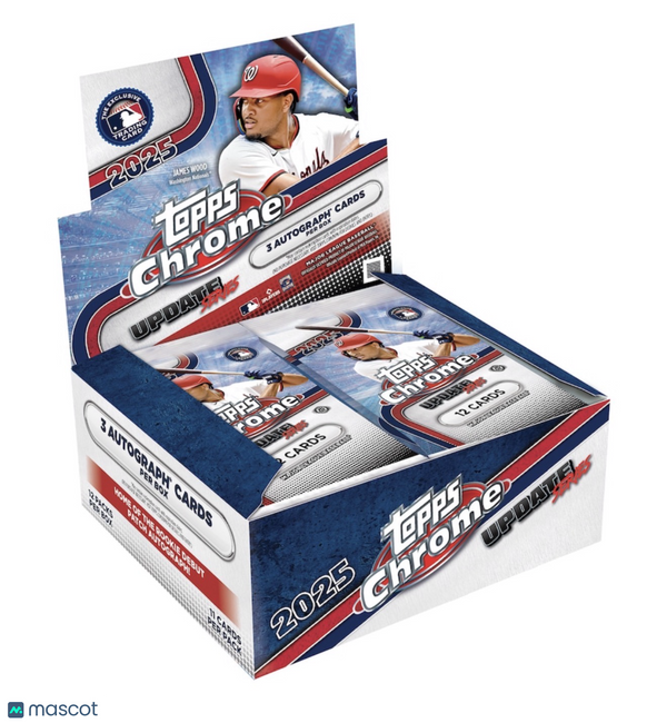 2025 Topps Chrome Update Baseball Jumbo Box