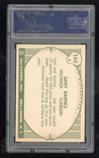 1961 Nu - Cards Football Stars Gary Barnes 162 PSA 8Graded Sports Cards