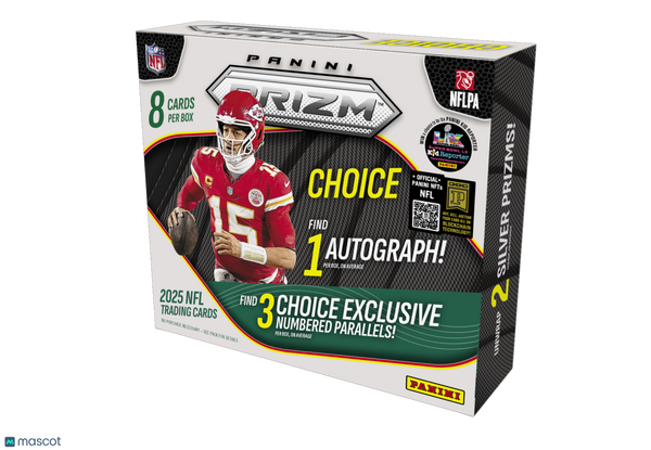 2025 Panini Prizm NFL Trading Card Box (Choice Online Exclusive)