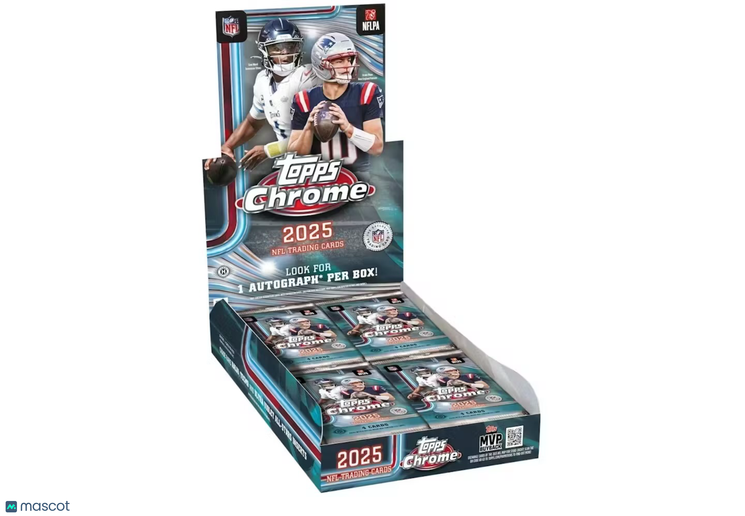 2025 Topps Chrome Football Hobby Box Main image