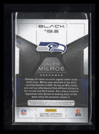 2025 Panini Black Jalen Milroe RSM - JME Dual Patch RC Rookie Auto Citrine 45/50Sports Cards