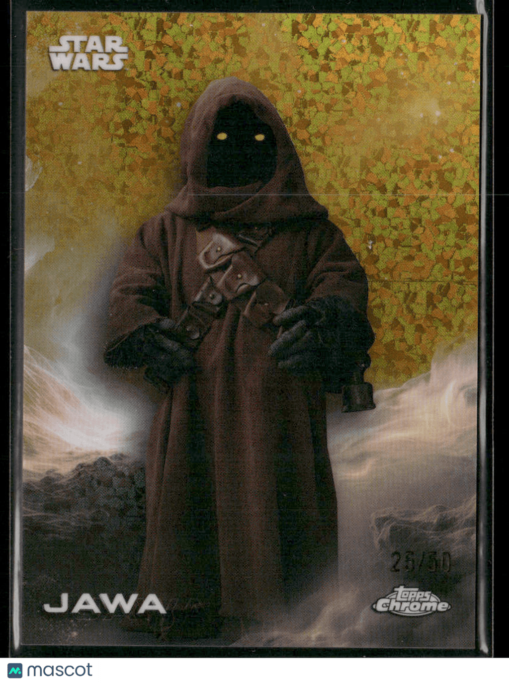 2025 Topps Chrome Star Wars Jawa Gold Mini - Diamond Refractor 25/50 125Non - Sports Cards