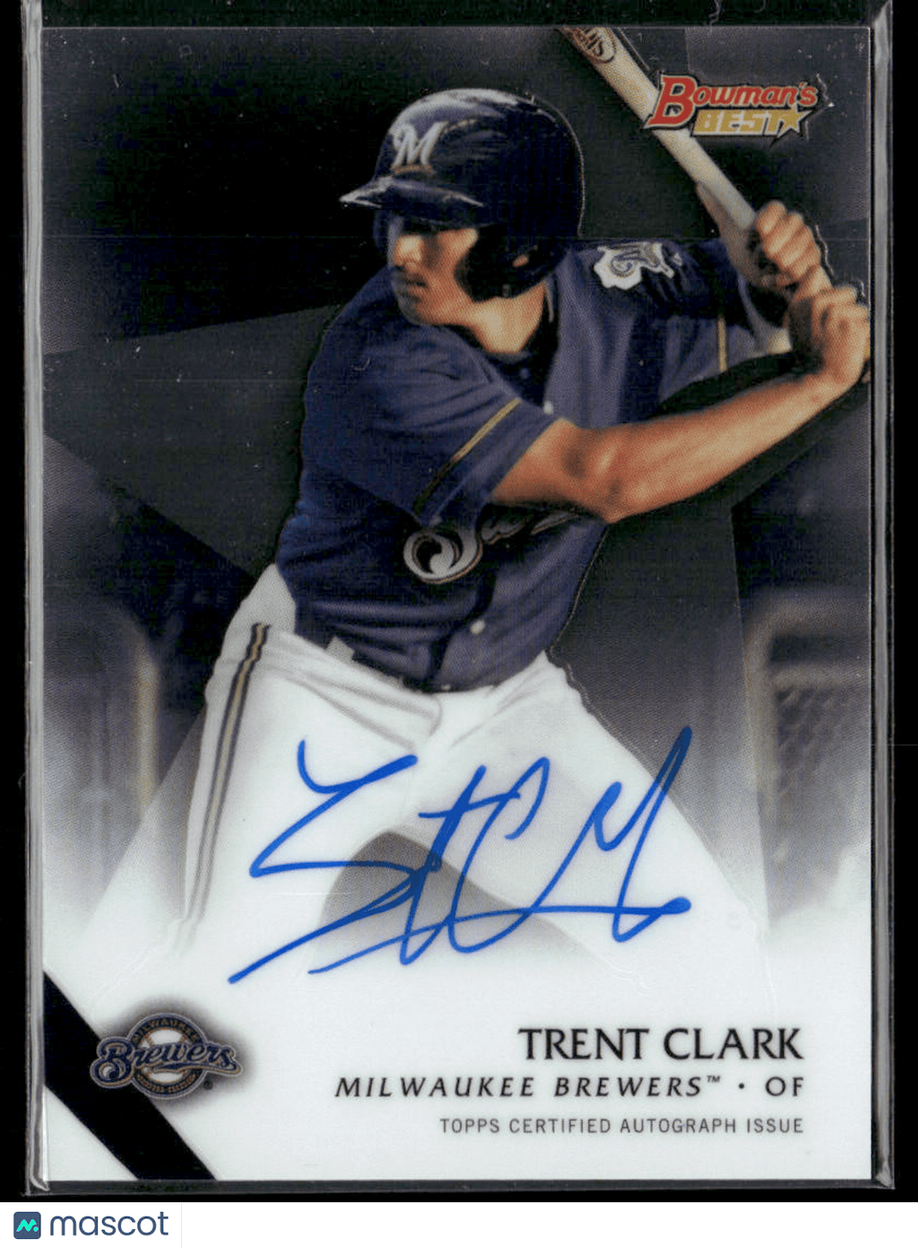 2015 Bowman’s Best Trent Clark Grisham B15 - TC Best Of 2015 Auto YankeesSports Cards