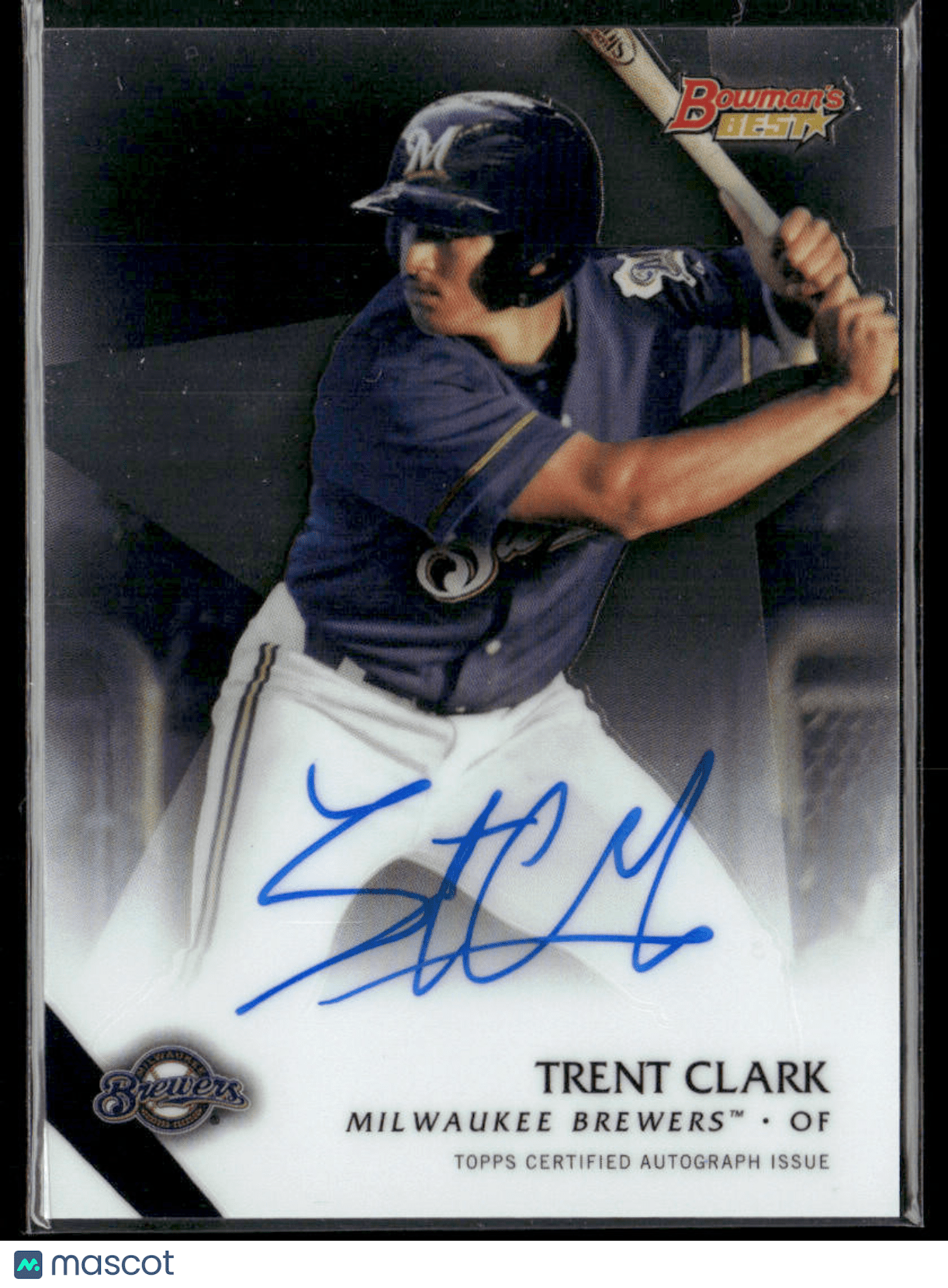 2015 Bowman’s Best Trent Clark Grisham B15 - TC Best Of 2015 Auto YankeesSports Cards