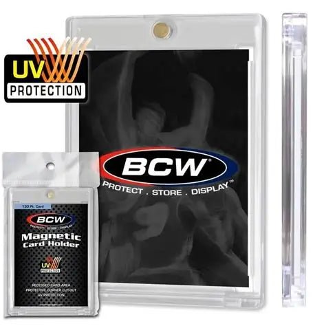 BCW Magnetic Card Holder (One - Touch) – UV Protected – (55pt / 75pt / 100pt / 130pt / 180pt)
