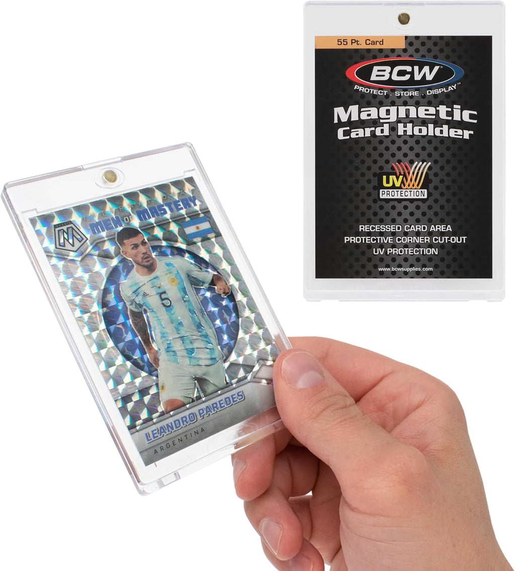 BCW Magnetic Card Holder (One - Touch) – UV Protected – (55pt / 75pt / 100pt / 130pt / 180pt)