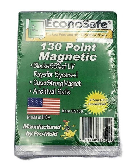 EconoSafe 130pt Magnetic Card Holder | UV Protection + Archival Safe (Made in USA)