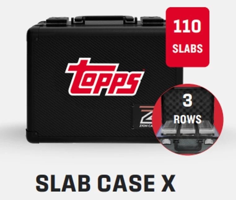 Topps x Zion 2 - Row Slab Case | TSA Locks + Precision Foam (Up to 60 Slabs)