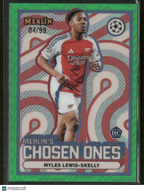 2024 - 25 Topps Merlin Chosen Ones Myles Lewis - Skelly MC - 1 Green RC Rookie 04/99Sports Cards