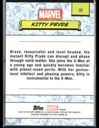 2024 Topps Chrome Marvel Kitty Pryde 27/99 Green RayWave Refractor 95Non - Sports Cards