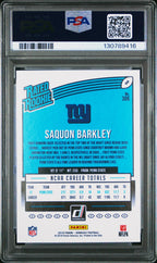 2018 Panini Donruss Rated Rookie Saquon Barkley 306 PSA 10Graded Sports Cards