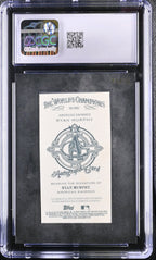 2024 Topps Allen & Ginter Ryan Murphy MA - RMU Black Mini Auto /25 CGC 8Graded Sports Cards