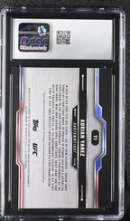 2025 Topps Chrome Sapphire UFC Adrian Yanez 71 Orange CGC 9Graded Sports Cards