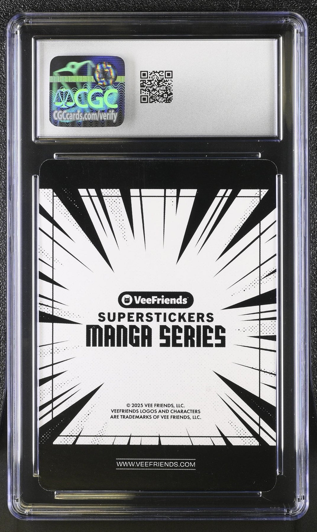 2025 Veefriends Super Stickers: Manga Amped Aye Aye /99 Green Splash CGC 8Graded Non - Sports Cards