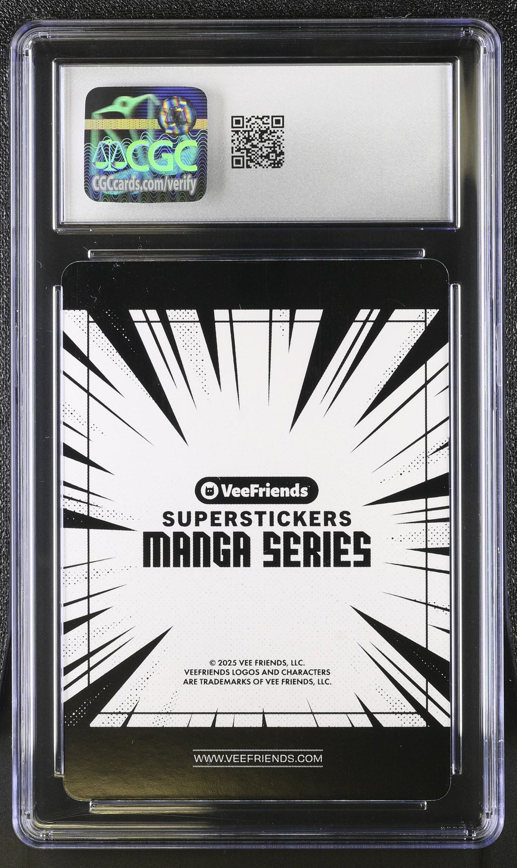 2025 Veefriends Super Stickers: Manga Logical Lion Black & White CGC 8.5Graded Non - Sports Cards