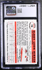 1994 Topps Archives '56 Football Elroy Hirsch 78 Hand Signed Auto CGC AuthenticGraded Sports Cards