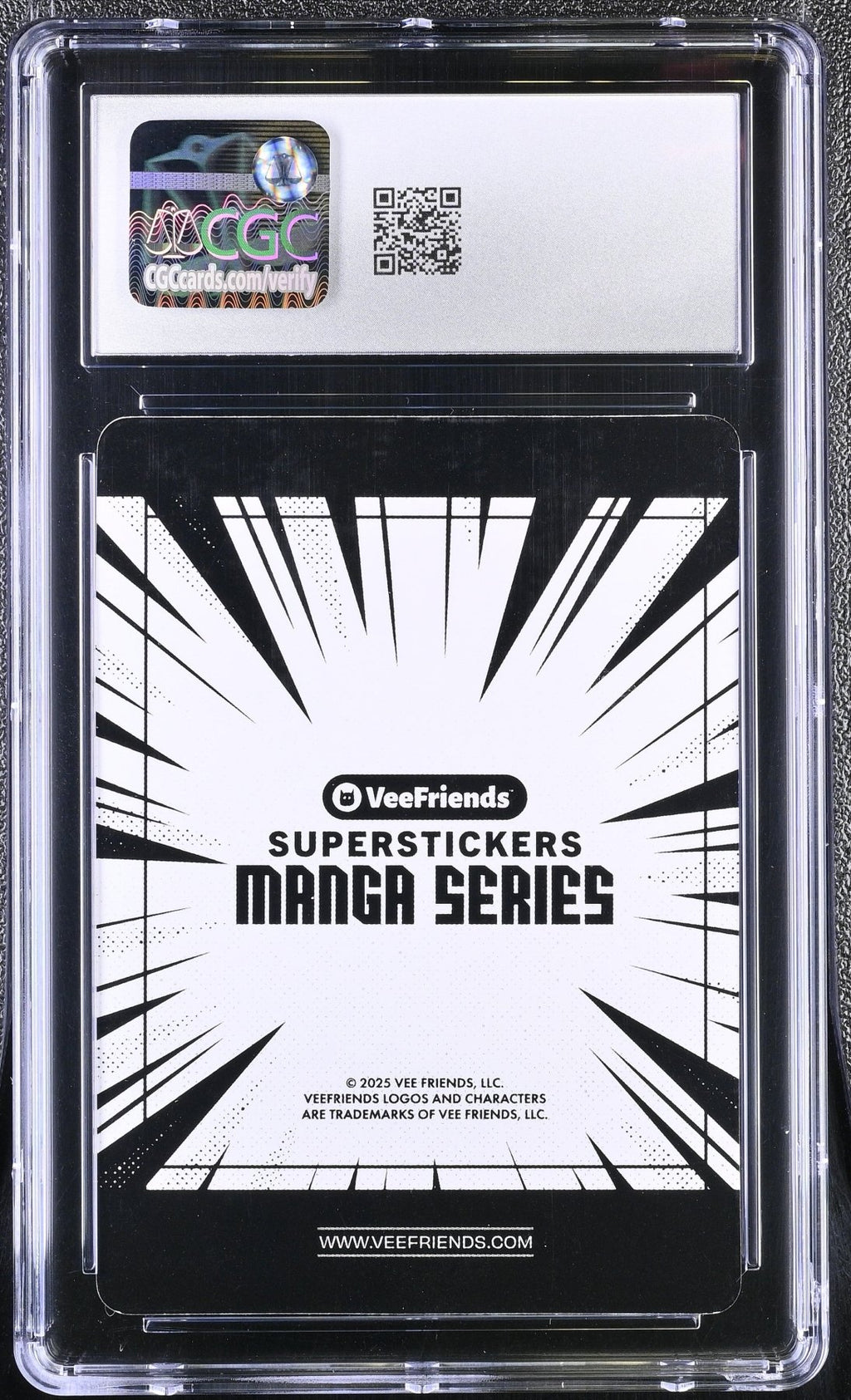 2025 Veefriends Super Stickers: Manga Gracious Grizzly Bear CGC 9.5Non - Sports Cards