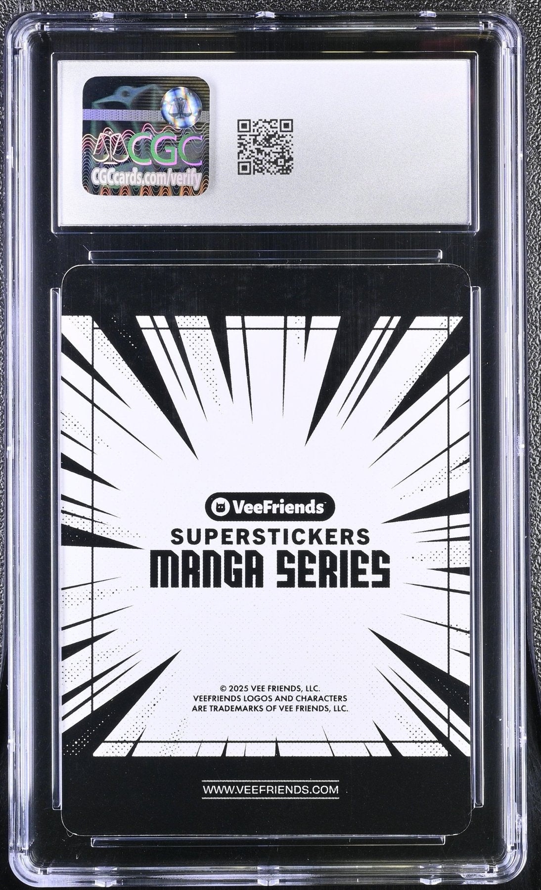 2025 Veefriends Super Stickers: Manga Gracious Grizzly Bear CGC 9.5Non - Sports Cards