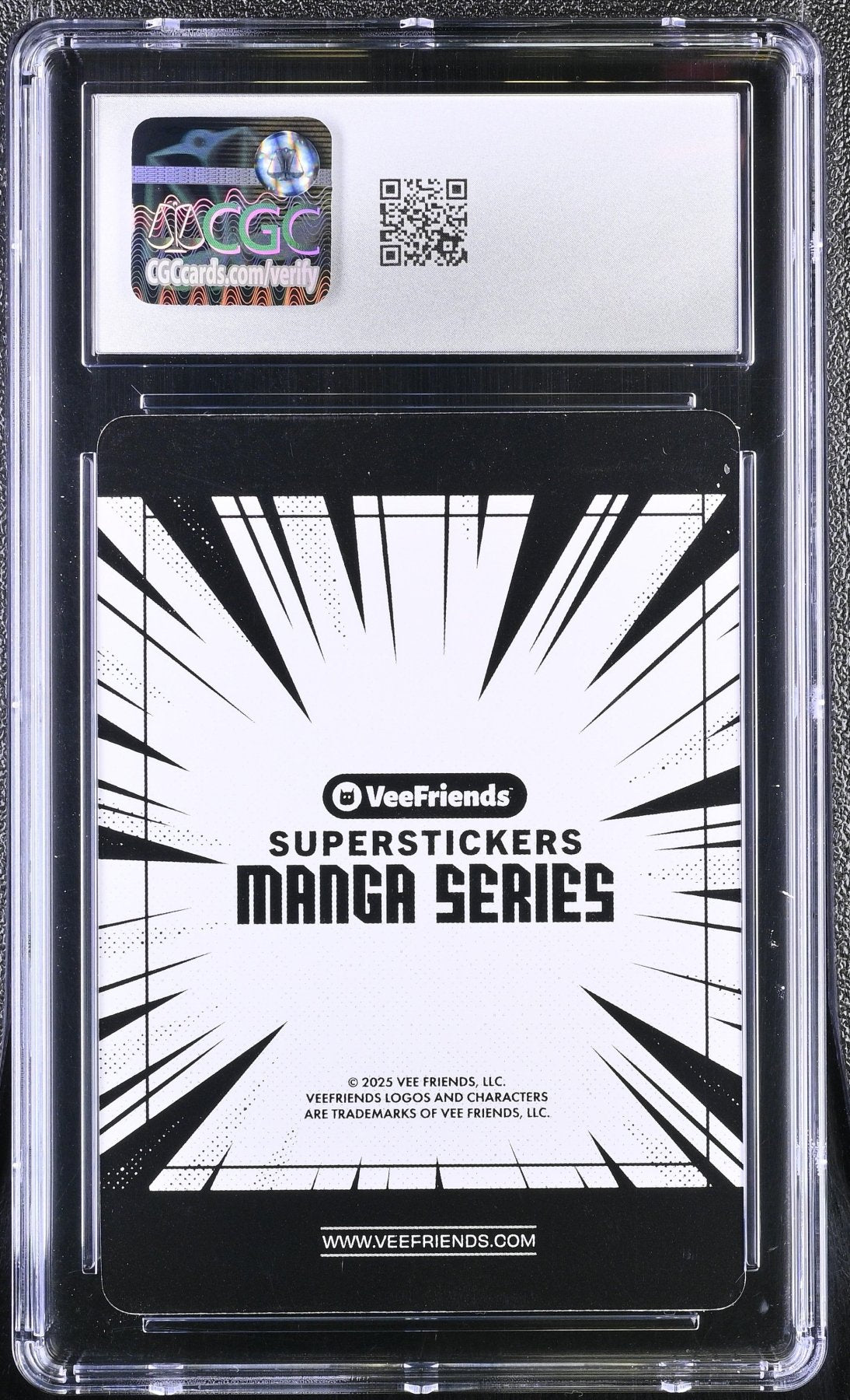 2025 Veefriends Super Stickers: Manga Fearless Fairy CGC 8Graded Sports Cards