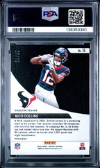 2024 Panini Mosaic Elevate Nico Collins 15 Pink Fluorescent 07/10 PSA 8Graded Sports Cards