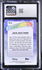 2024 Topps Disney Chrome Jack - Jack Parr Future Stars FS - 6 CGC 9Graded Non - Sports Cards