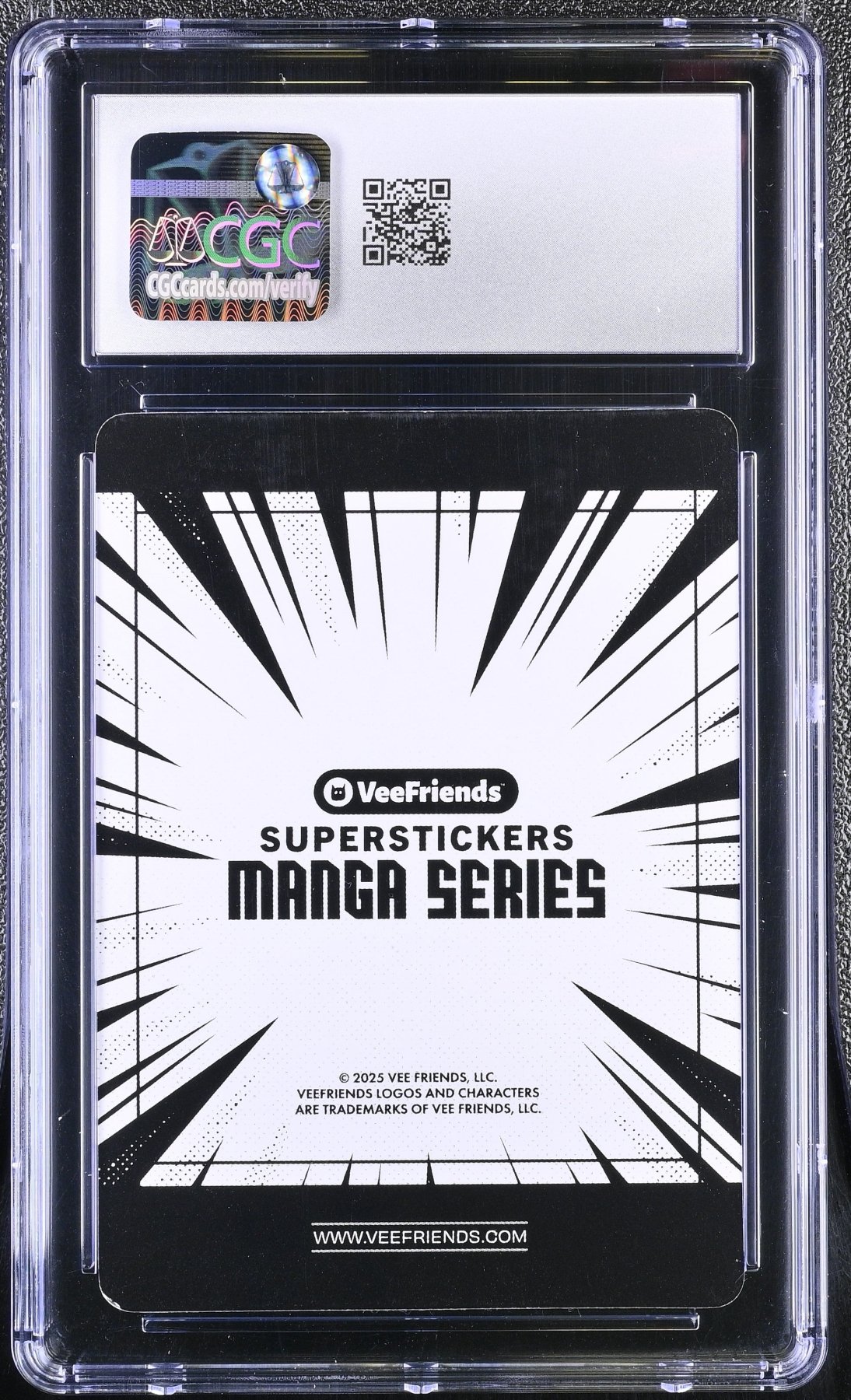2025 Veefriends Super Stickers: Manga Hustling Hamster CGC 8.5 Black Gold Sports Cards 2025 Veefriends Super Stickers: Manga Hustling Hamster CGC 8.5 Black Gold Sports Cards