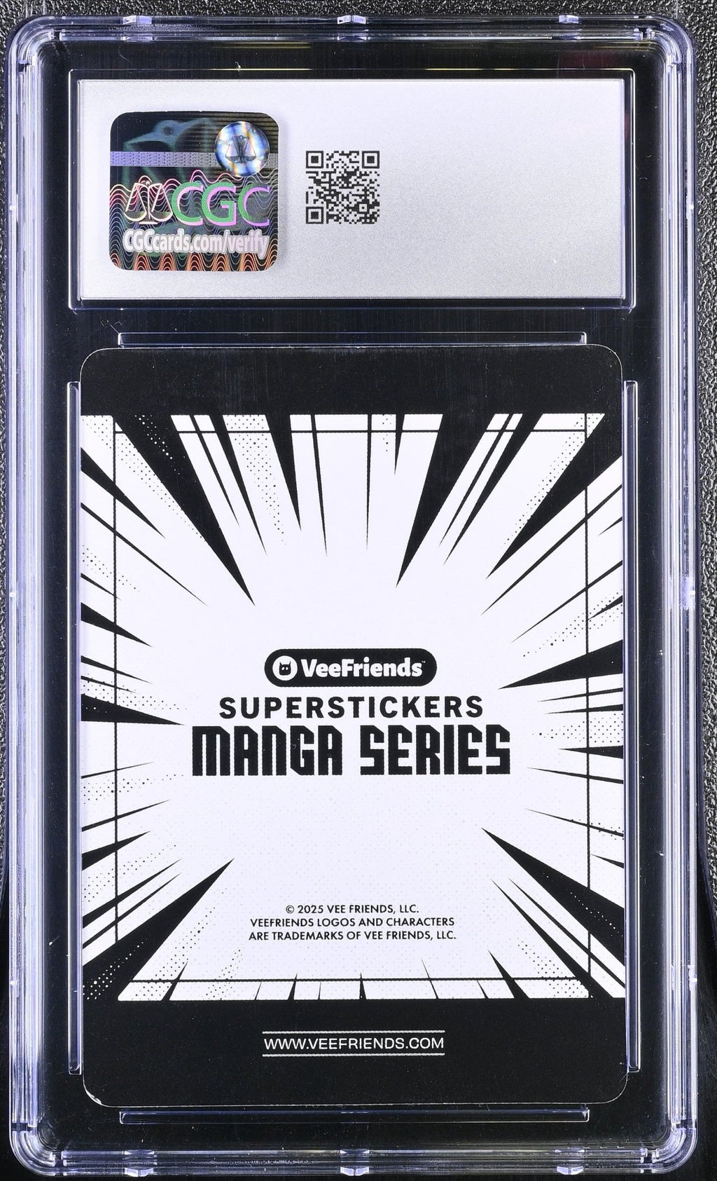 2025 Veefriends Super Stickers: Manga Hustling Hamster CGC 8.5Graded Sports Cards