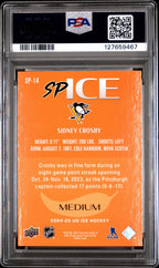 2024 - 25 Upper Deck Ice SP Ice Sidney Crosby SP - 14 Medium PSA 6Graded Sports Cards