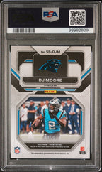 2022 Panini Prizm DJ Moore SS - DJM Navy Camo 03/25 Sensational Auto PSA 10Graded Sports Cards