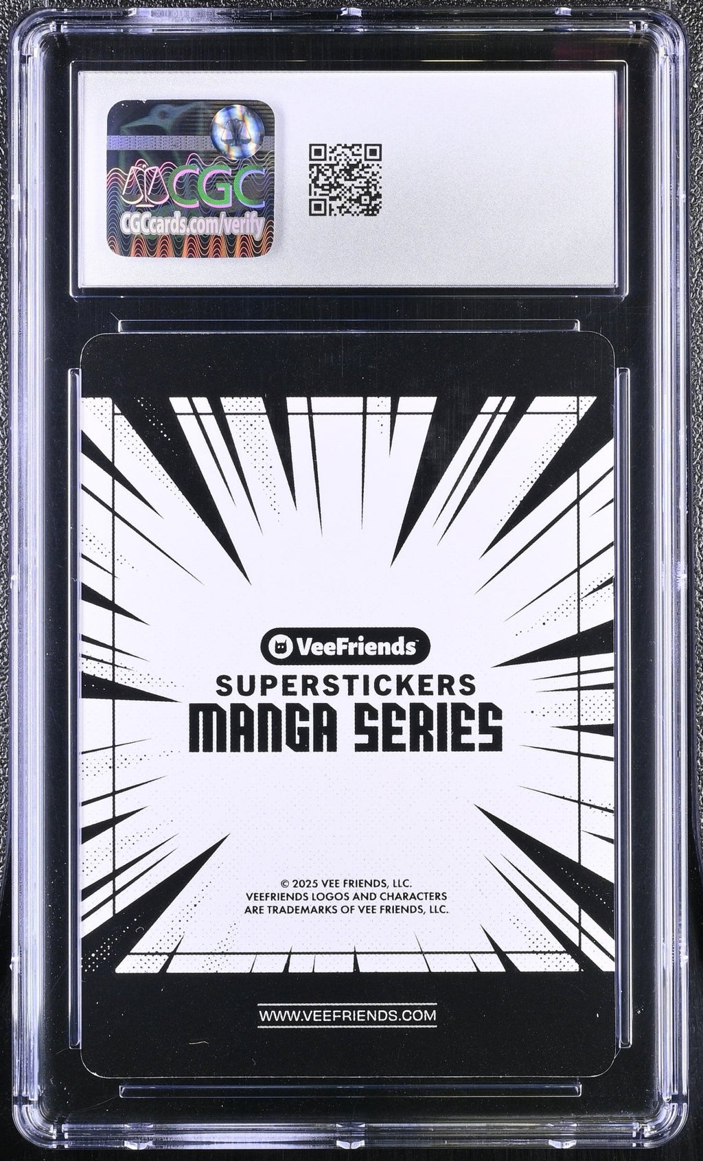 2025 Veefriends Super Stickers Manga Series Compassionate Catfish CGC 8.5Graded Sports Cards