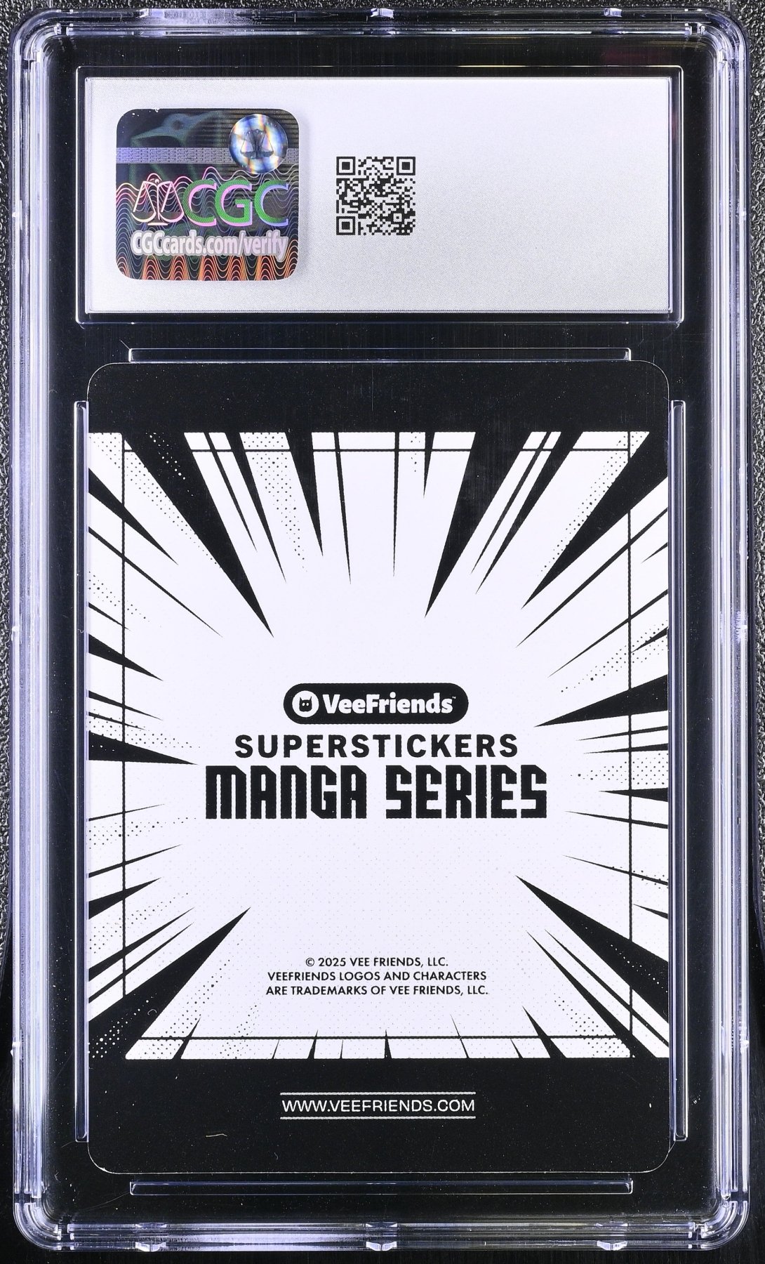 2025 Veefriends Super Stickers Manga Series Compassionate Catfish CGC 8.5Graded Sports Cards