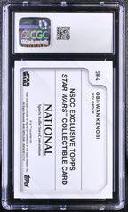 2025 Topps Chrome Star Wars The National Obi - Wan Kenobi SW - 4 Refractor CGC 9Graded Sports Cards