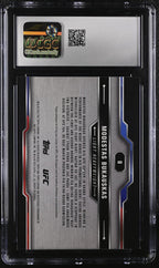 2025 Topps Chrome Sapphire UFC Modestas Bukauskas 8 RC Rookie CGC 10Graded Sports Cards