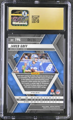 2025 Panini Mosaic Jared Goff 194 Choice Cherry Blossom 08/20 CGC Pristine 10Graded Sports Cards