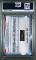 2024 Topps Chrome Formula 1 Turn Up The Lights George Russell TUTL - 3 PSA 8Graded Sports Cards