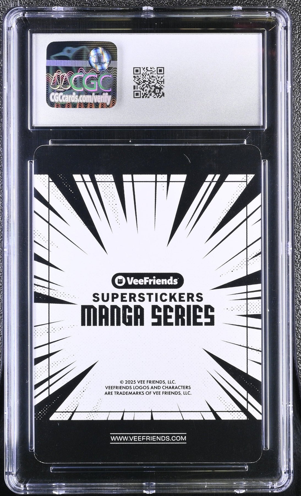 2025 Veefriends Super Stickers: Manga Tremendous Tiger CGC 7Graded Sports Cards