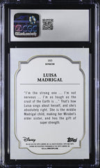 2024 Topps Chrome Disney Luisa Madrigal Refractor 183 CGC 9Non - Sports Cards