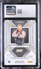 2024 Panini Prizm WWE Wolfgang SS - WOL Gold /10 Sensational Auto CGC 9.5 Auto 10Graded Sports Cards