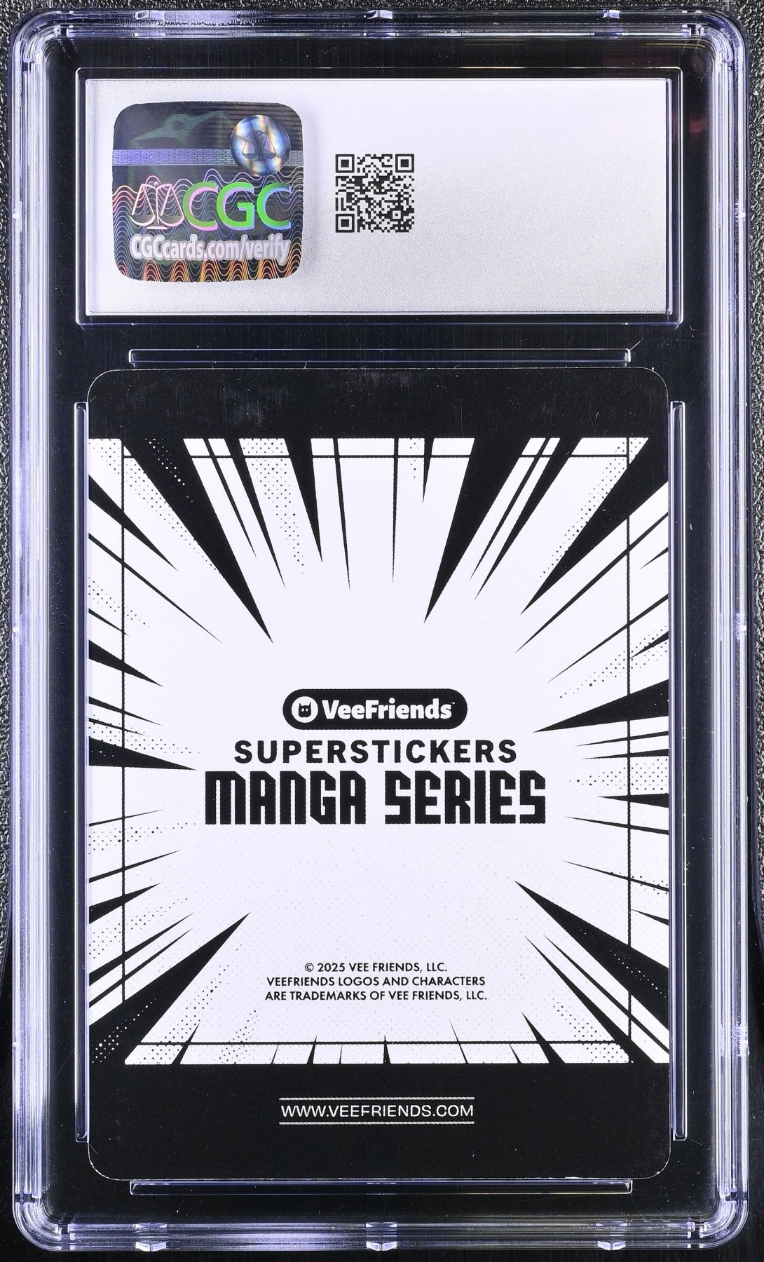 2025 VeeFriends Super Stickers Manga Series Big Game Bandicoot CGC 8.5Graded Sports Cards
