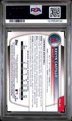 2025 Bowman Kevyn Castillo CPA - KC Green Lava 42/99 1st Bowman Auto PSA 8Graded Sports Cards