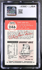 1991 Topps Archives '53 Baseball Roy Face 246 Hand Signed Auto CGC 8 Auto 10Graded Sports Cards